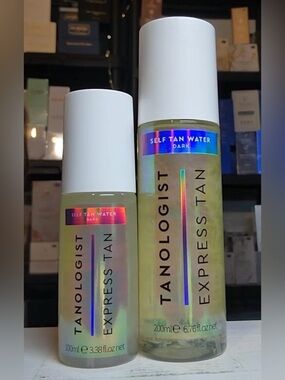 Tanologist Express Tan Self-Tan Water (Dark) Bundle of 100ml & 200ml